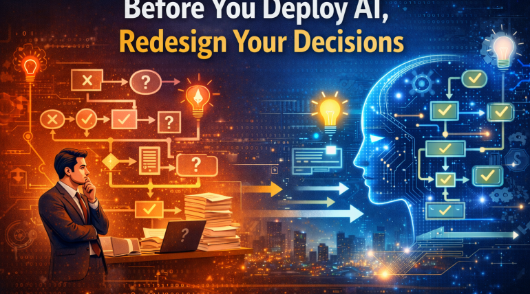 Before You Deploy AI, Redesign Your Decisions